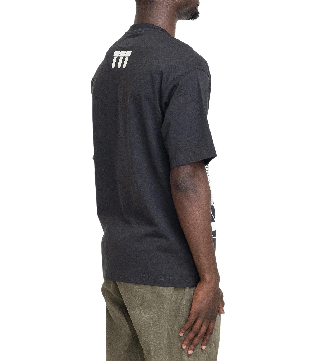 Fur Fit Modern Chic The Trilogy Tapes Tetris Teeth T-Shirt Glow In The Dark Black