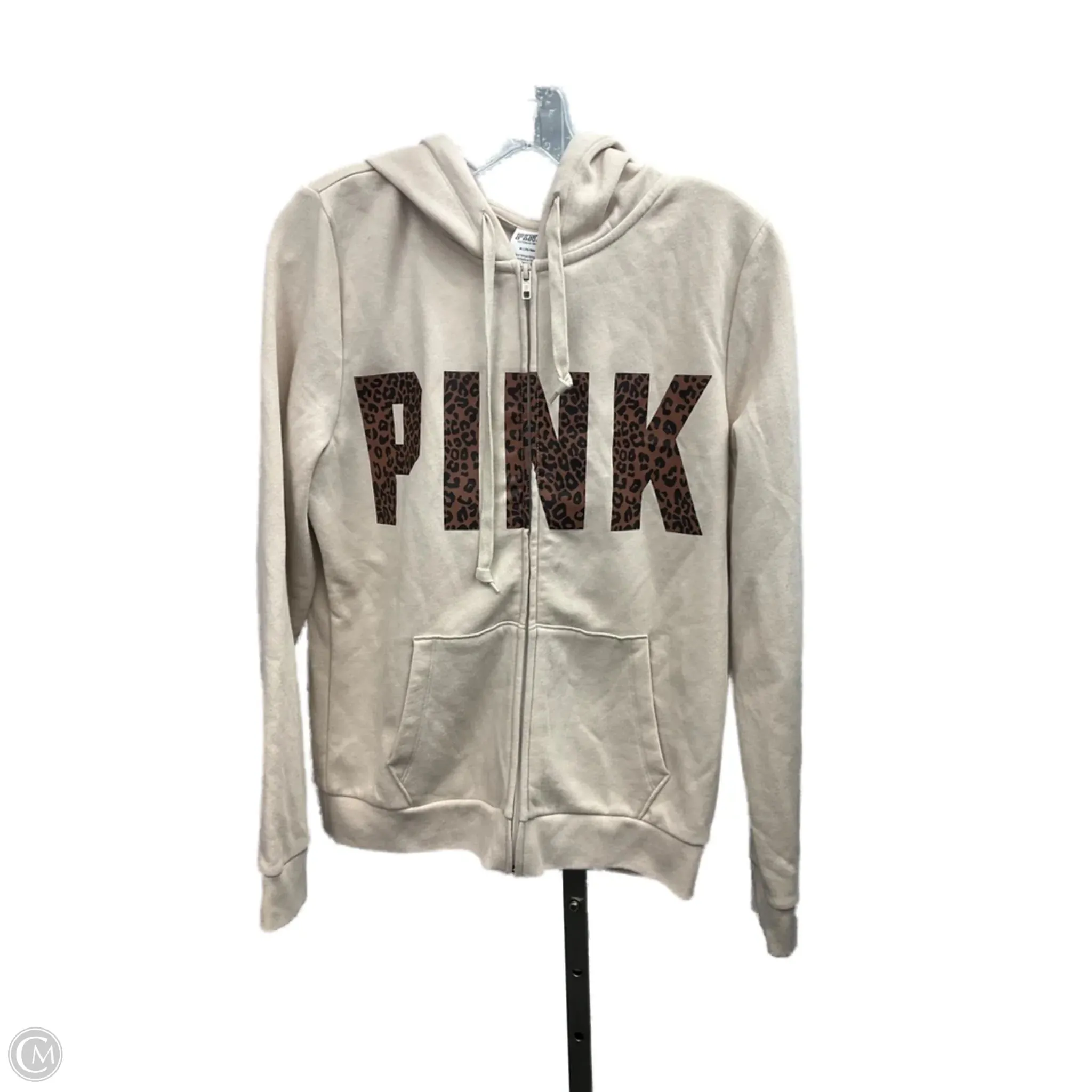 Sweatshirt Hoodie By Pink In Tan, Size: M Eco Conscious Packaging