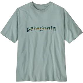 Colorfast Technology BalancedDrape Men's 73' Text Logo Organic T-Shirt
