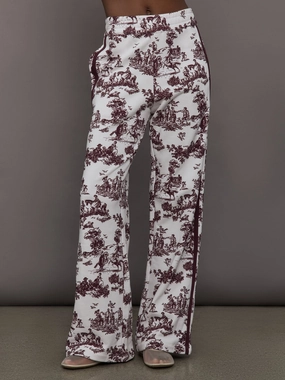 Toile Track Pant - Fig Toile Hypoallergenic fabric QuickDry Material