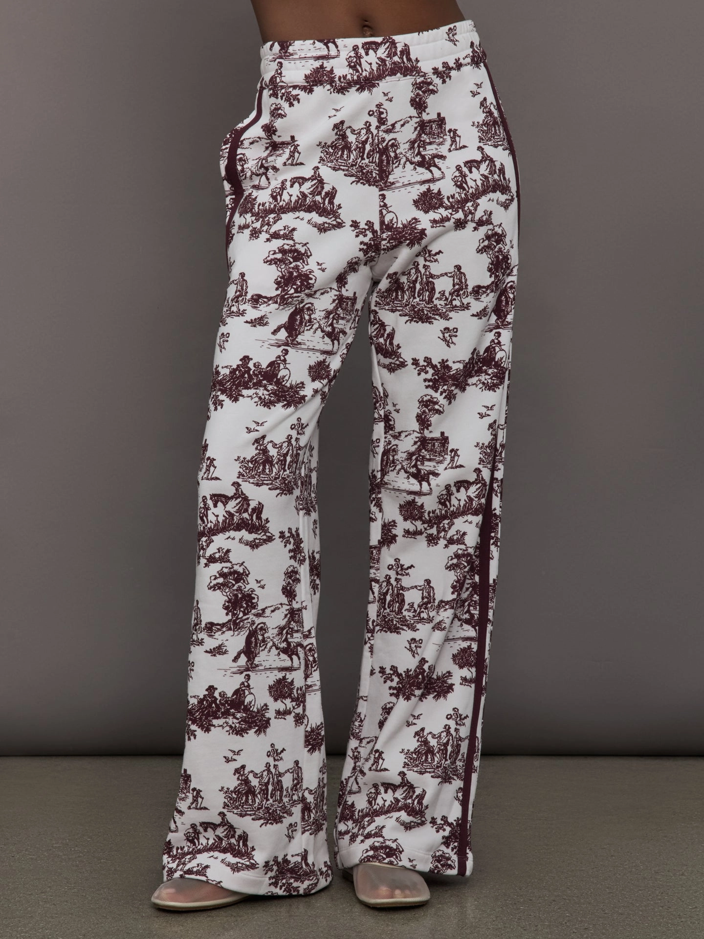 Toile Track Pant - Fig Toile Hypoallergenic fabric QuickDry Material