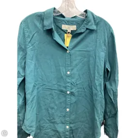 Top Long Sleeve Basic By Thread And Supply In Green, Size: S Architectural Tailoring UV protection coating
