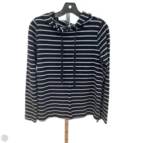 Organic Cotton Certification Top Long Sleeve By Loft In Striped Pattern, Size: Xs