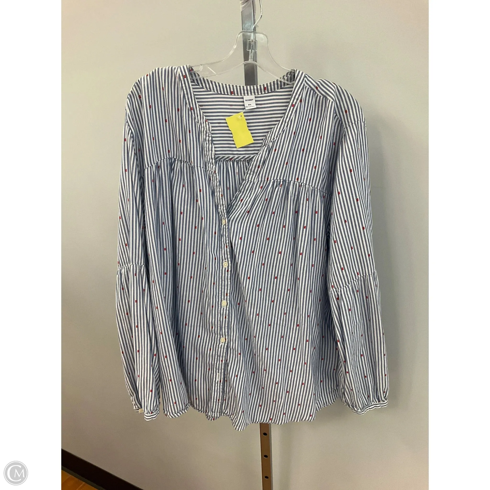 Top Long Sleeve By Old Navy In Striped Pattern, Size: Xxl LowProfileDesign