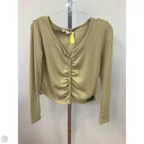 AntiBacterialTreatment Top Long Sleeve By Pink Republic In Green, Size: L