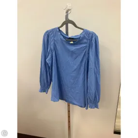 Rich Tone Top Long Sleeve By Talbots In Blue, Size: 1x