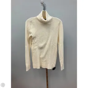 Top Long Sleeve By Talbots In Cream, Size: M Cool Frame