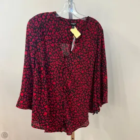 Top Long Sleeve By Torrid In Animal Print, Size: L Rich Tone Ski Core