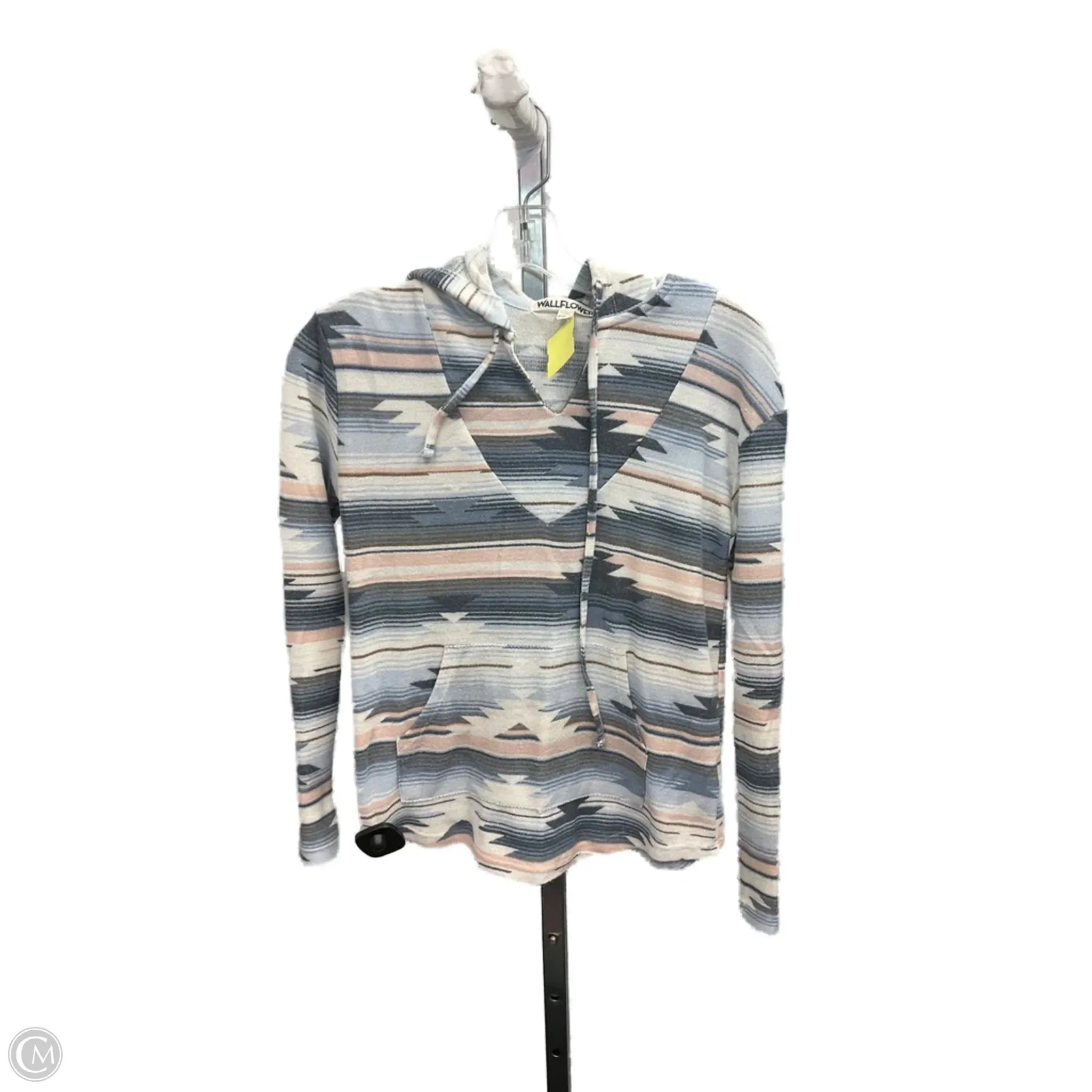 Pure Cotton Top Long Sleeve By Wallflower In Multi-colored, Size: S