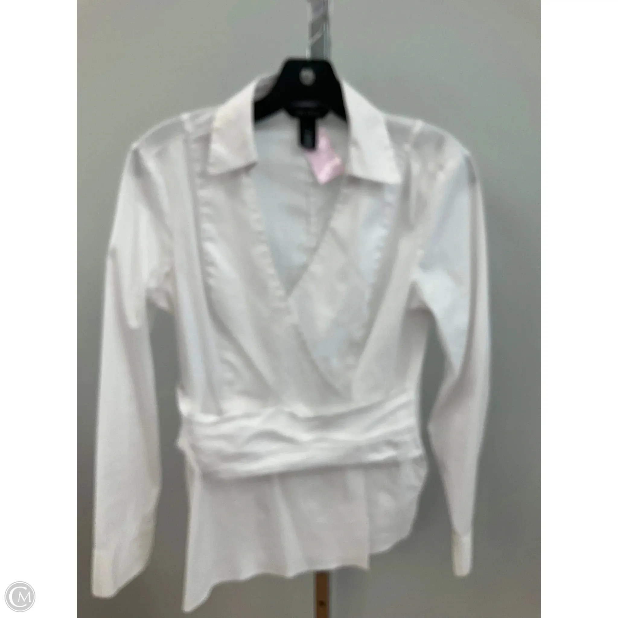VersatileNeckline Brushed Inner Layer Top Long Sleeve By White House Black Market In White, Size: 6