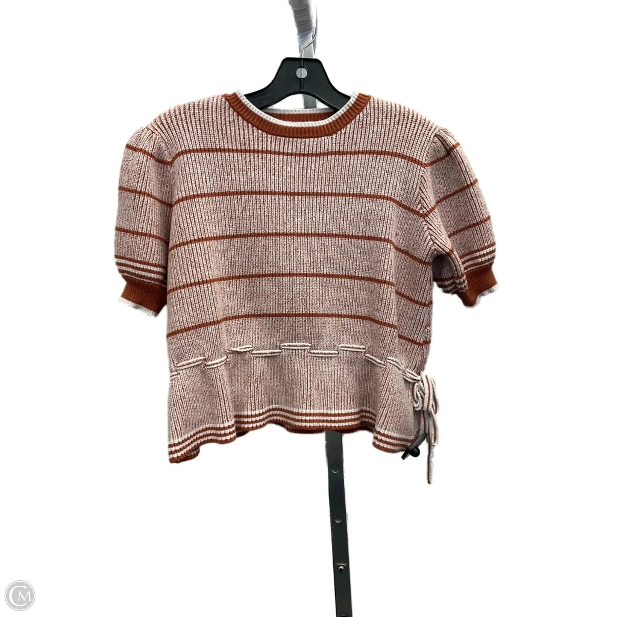 Forest Air Reuse Mode Top Short Sleeve By Clothes Mentor In Orange, Size: L