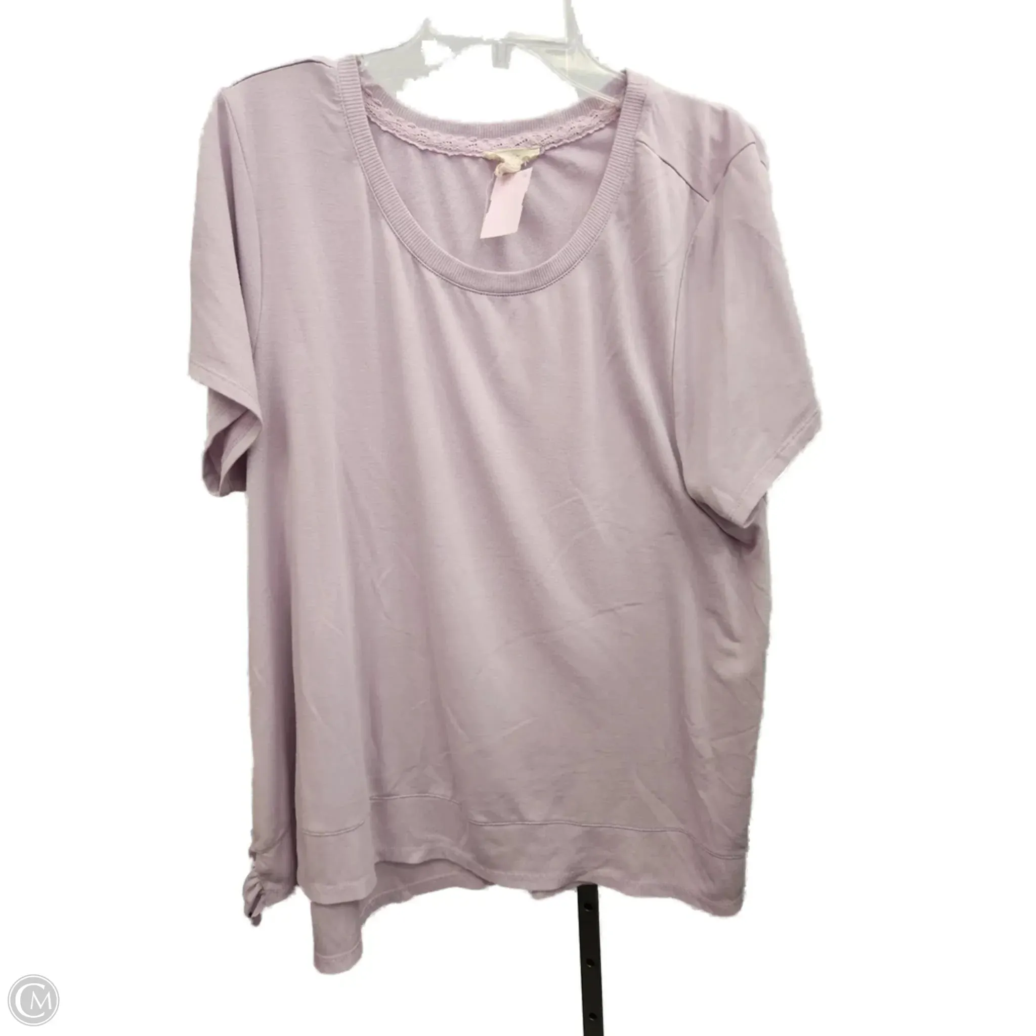 Late Breeze Top Short Sleeve By Cupio In Purple, Size: 2x