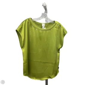 Sweat Absorbing Lining AllDayComfort Top Short Sleeve By Joie In Green, Size: M