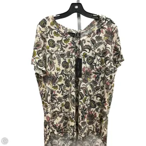 Top Short Sleeve By Rachel Zoe In Multi-colored, Size: 1x SunProtective Winter Wardrobe