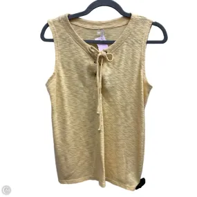 Top Sleeveless By Clothes Mentor In Yellow, Size: Mp Odor Resistant Material Reflective Safety Trim