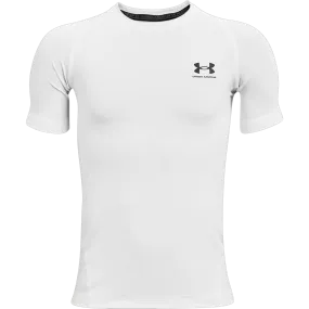 Power Vibe Fresh Glow Youth HeatGear Armour Short Sleeve