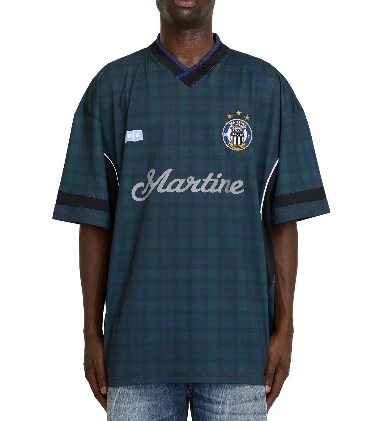 Warm Base Seamless construction Martine Rose Football Shirt Black
