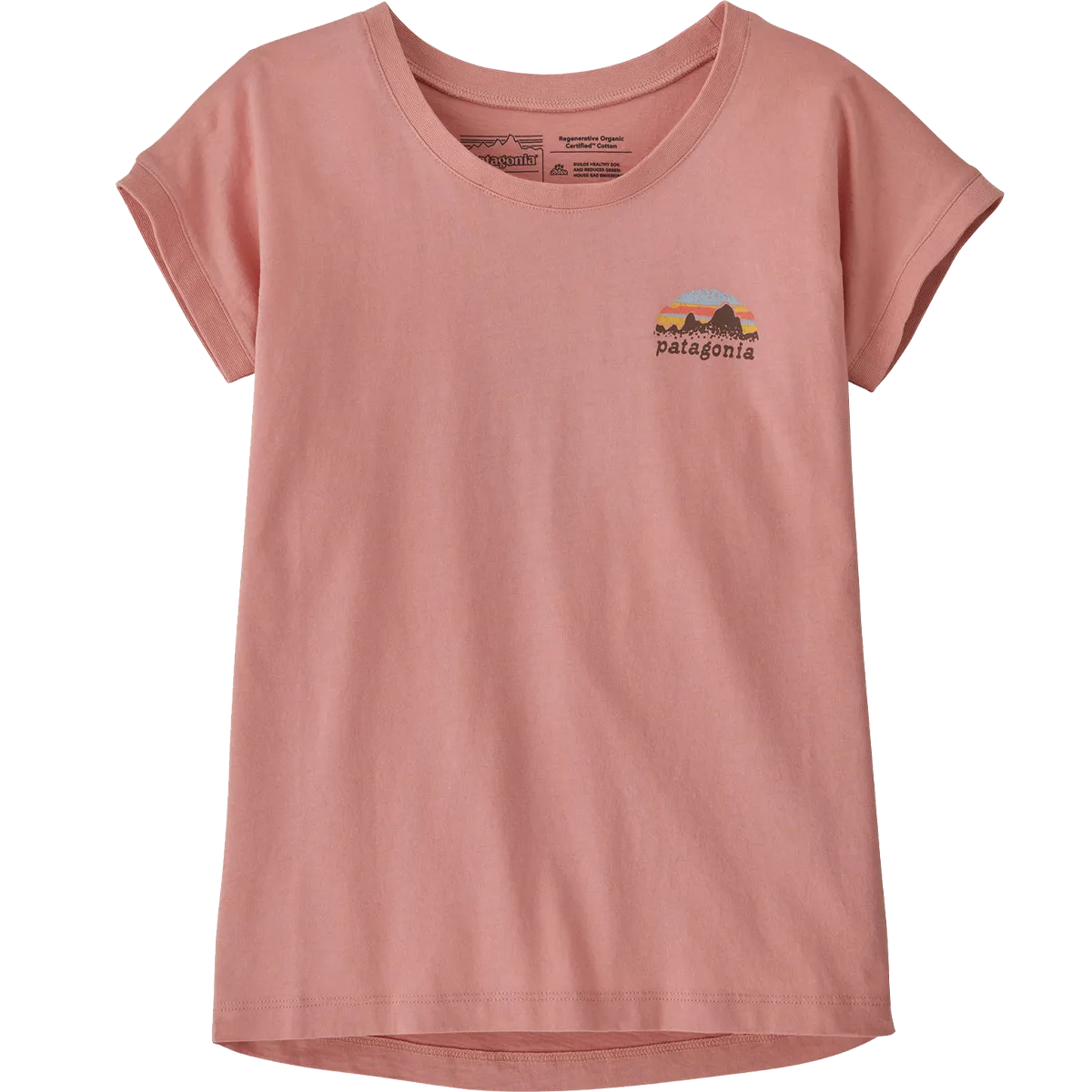 DoubleLayerReinforcement Youth Regenerative Organic Certified Cotton Graphic T-Shirt