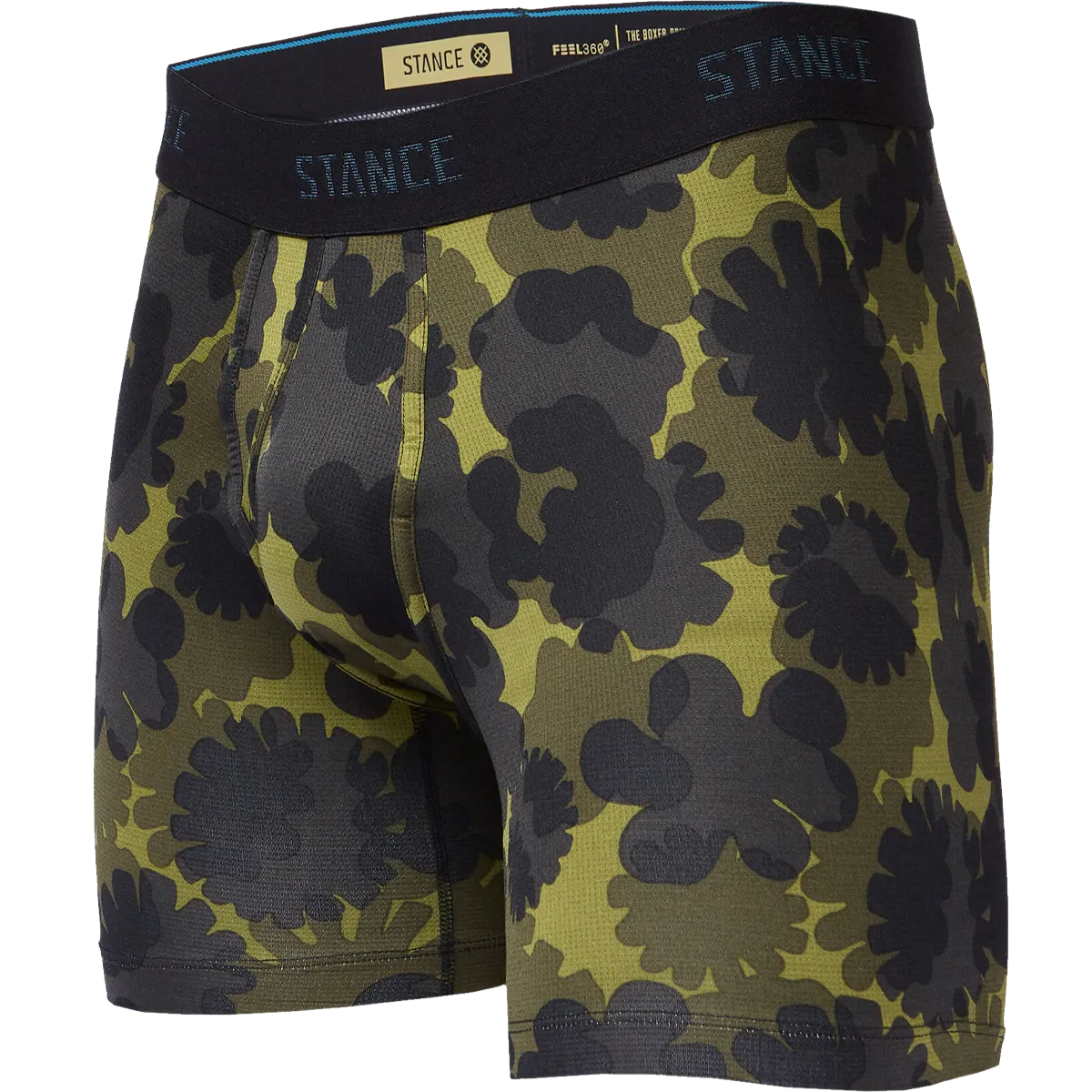 Winter Fit Natural Fiber Blend Men's Hydrangea Boxer Brief with Wholster