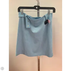 Glass Fit Skirt Mini & Short By H&m In Blue, Size: 8