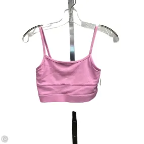 Athletic Bra By Cmc In Pink, Size: S EasyAdjustStraps StainReleaseCoating