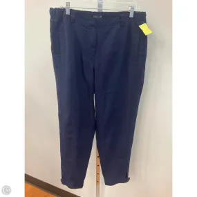 Pants Other By Eileen Fisher In Navy, Size: M Temperature Regulating Fabric Relaxed Comfort Wear