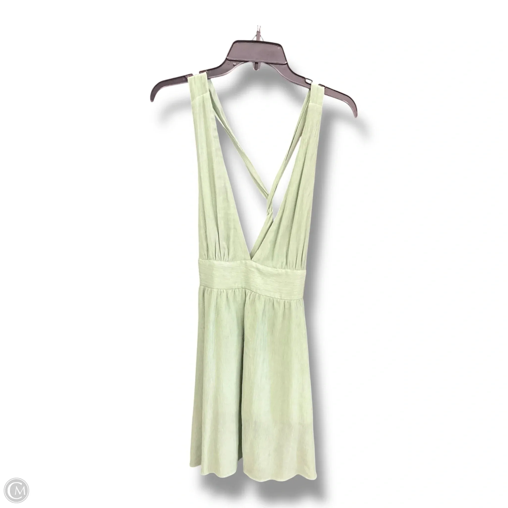Trendy Appearance Floor-Length Dress Casual Short By Cupshe In Green, Size: S