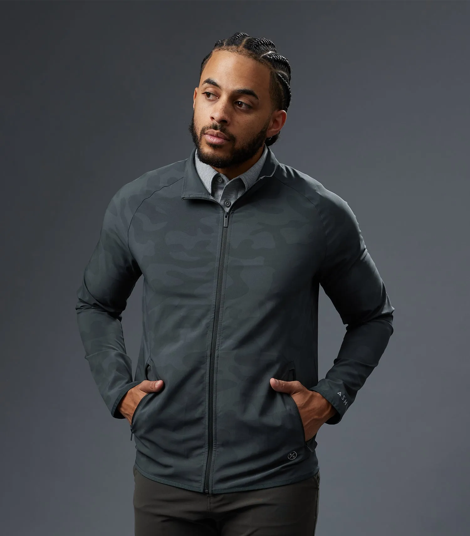 ASHER Shell Jacket - Shadow Camo Soft and Elegant Everyday Cozy