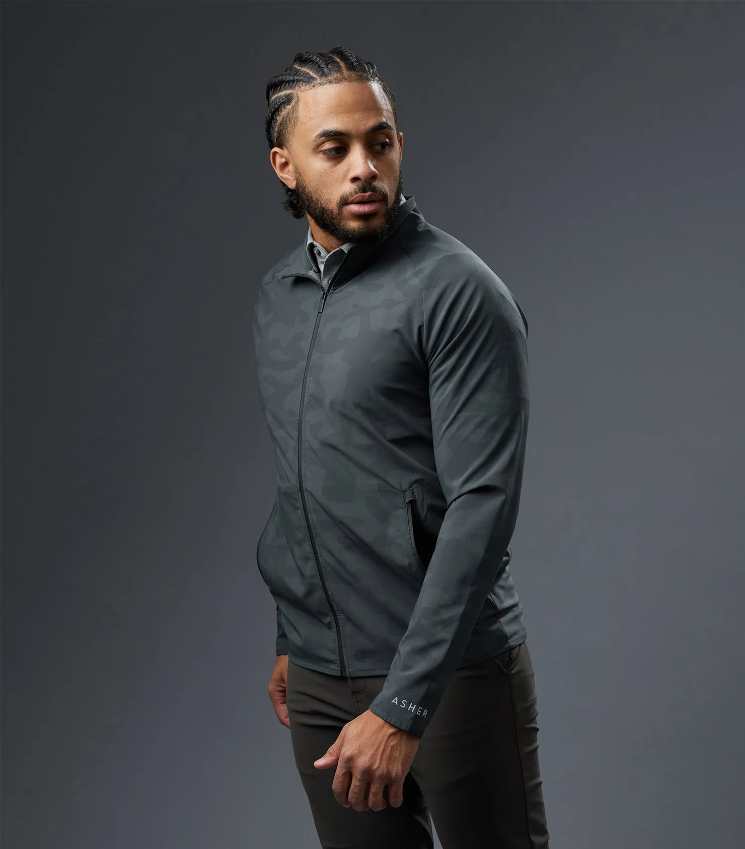 Seasonal Must-Have ASHER Shell Jacket - Shadow Camo