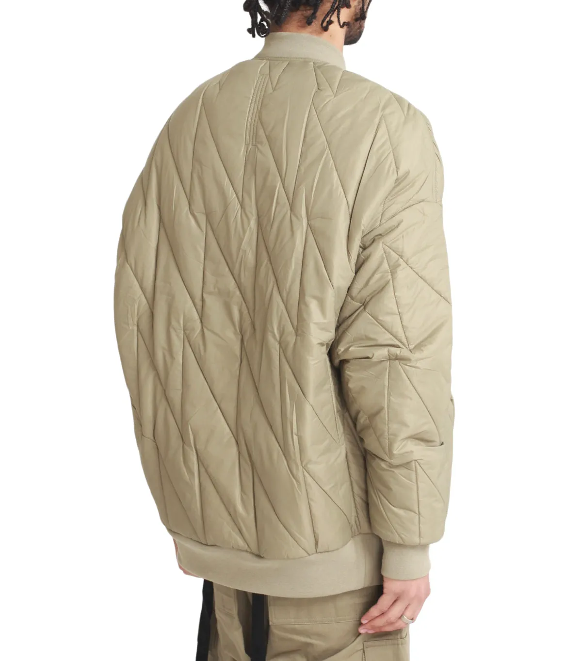 Rick Owens DRKSHDW Jumbo Flight Bomber Green SnagFree Fabric