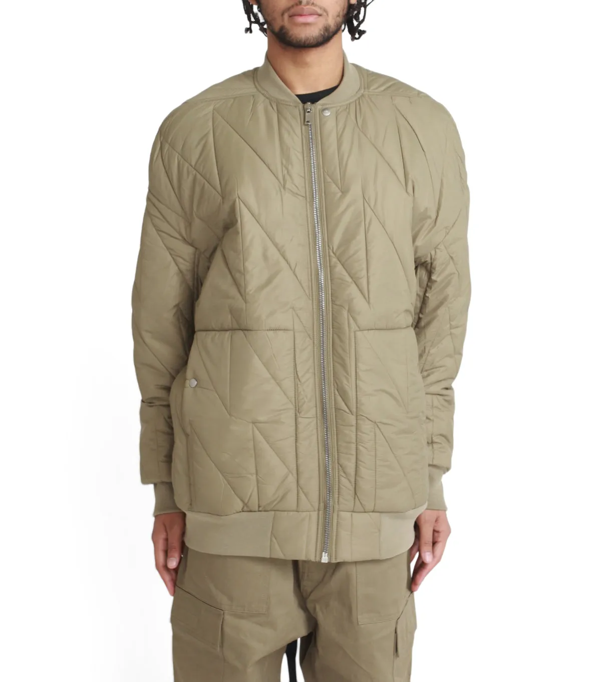 Train Ease Rick Owens DRKSHDW Jumbo Flight Bomber Green