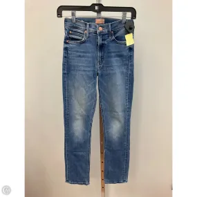 Jeans Boot Cut By Mother In Blue Denim, Size: 2 KnotFree Tailoring Bold Core