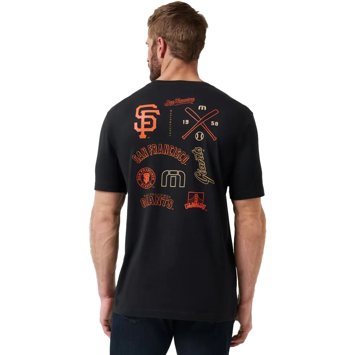 Men's Giants Friendly Rivalry Tee TearResistant Fabric