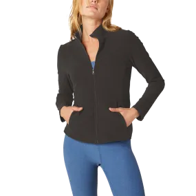 Women's Spacedye On The Go Mock Neck Jacket Quiet Luxury