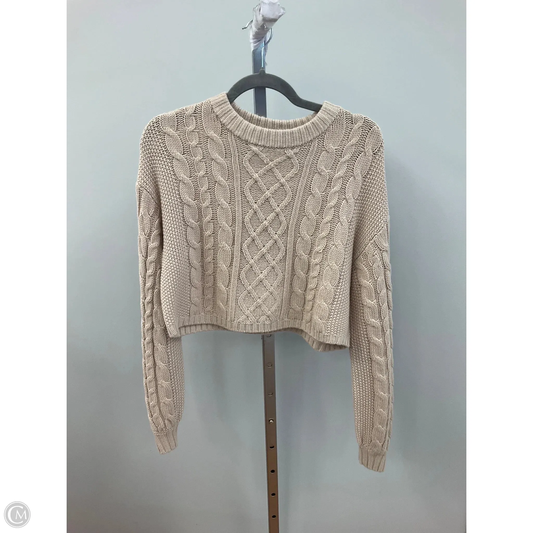 Sweater By Divided In Beige, Size: M Active Wear