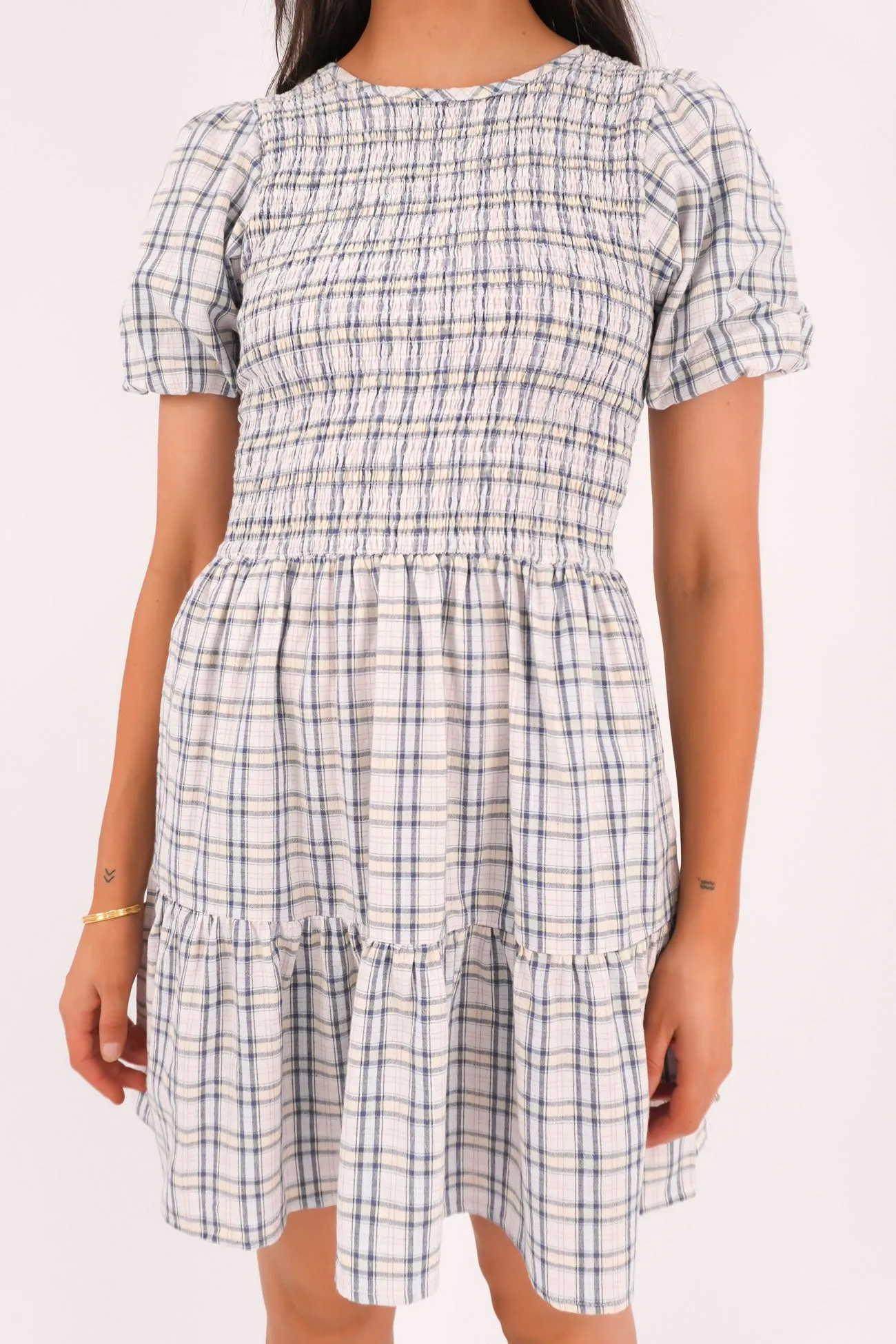 Franklin Mini Dress Check Tear-resistant