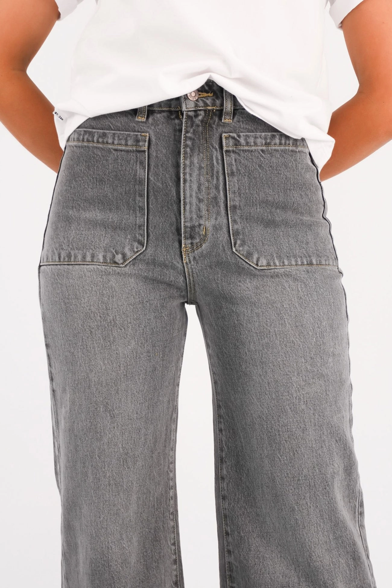Relaxed Style Neutral Sailor Jean Black Stone