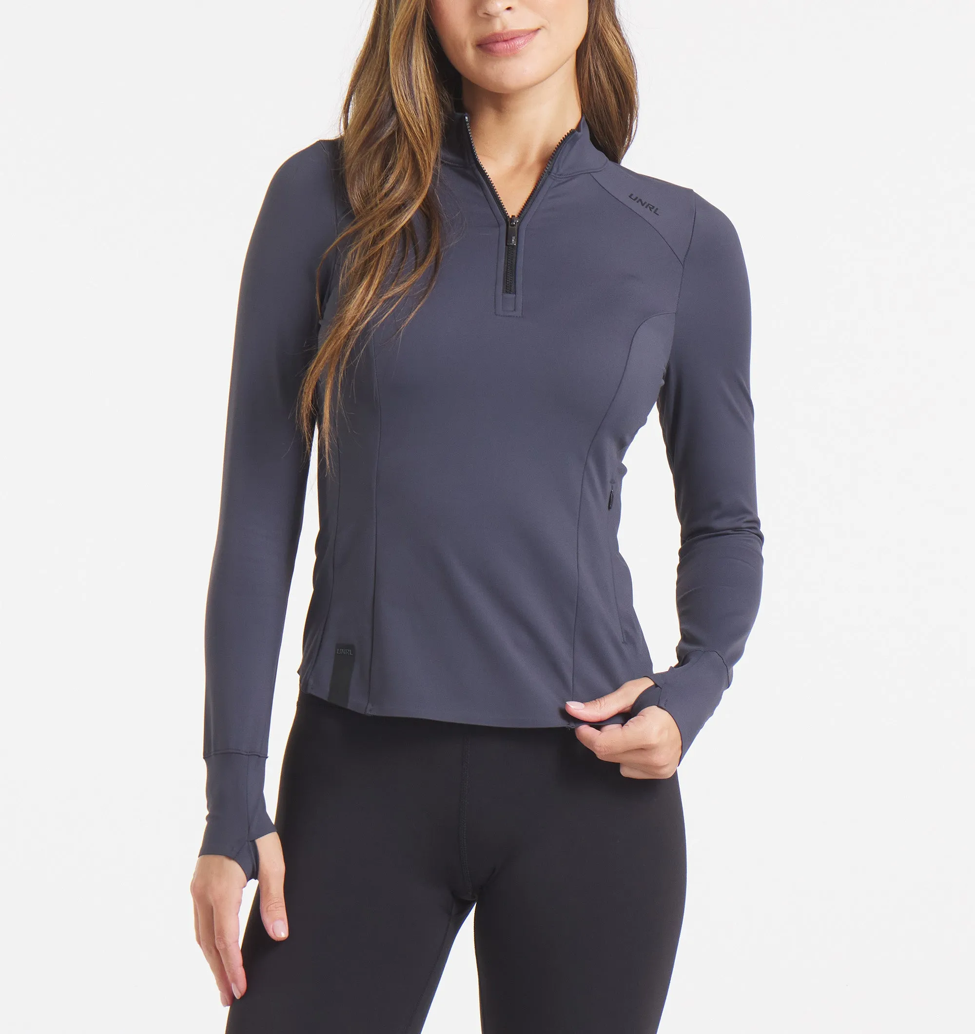 UNRL Performa Fitted Half-Zip SoftTouch Texture Ergonomic Pattern