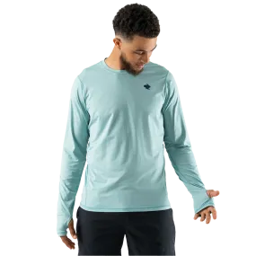 UltraSoft Texture VentilatedKnit UPF Tee Long Sleeve Ice