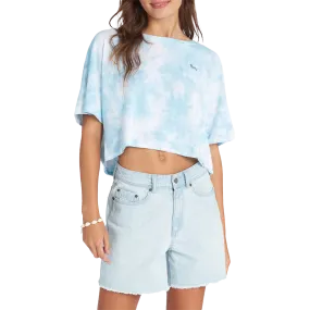 DoubleStitchedEdges Women's Happy Palms Tee