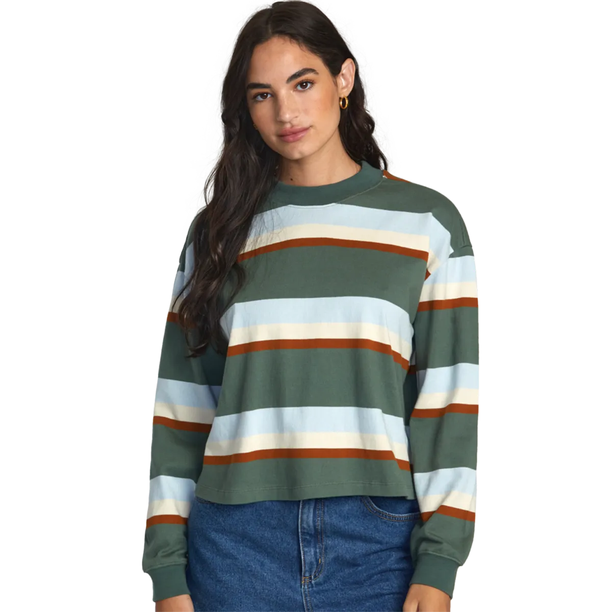 Women's Kinney Long Sleeve T-Shirt Sprint Fit AdjustableWaist