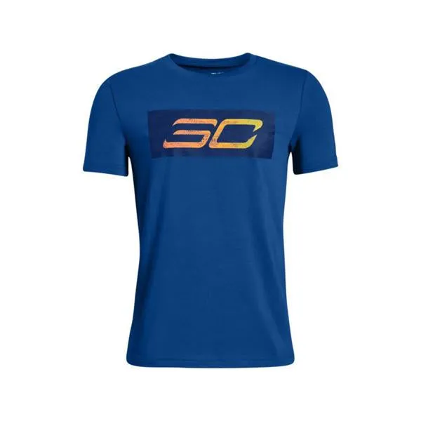 DoubleLayered Structure HighDurabilityClothing Youth SC30 Logo Short Sleeve Tee