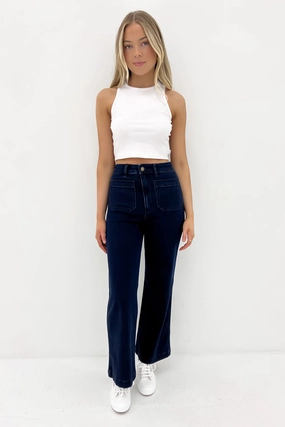 Sailor Jean Dark Stone Fits Everyone Elegant Vibrant Textured