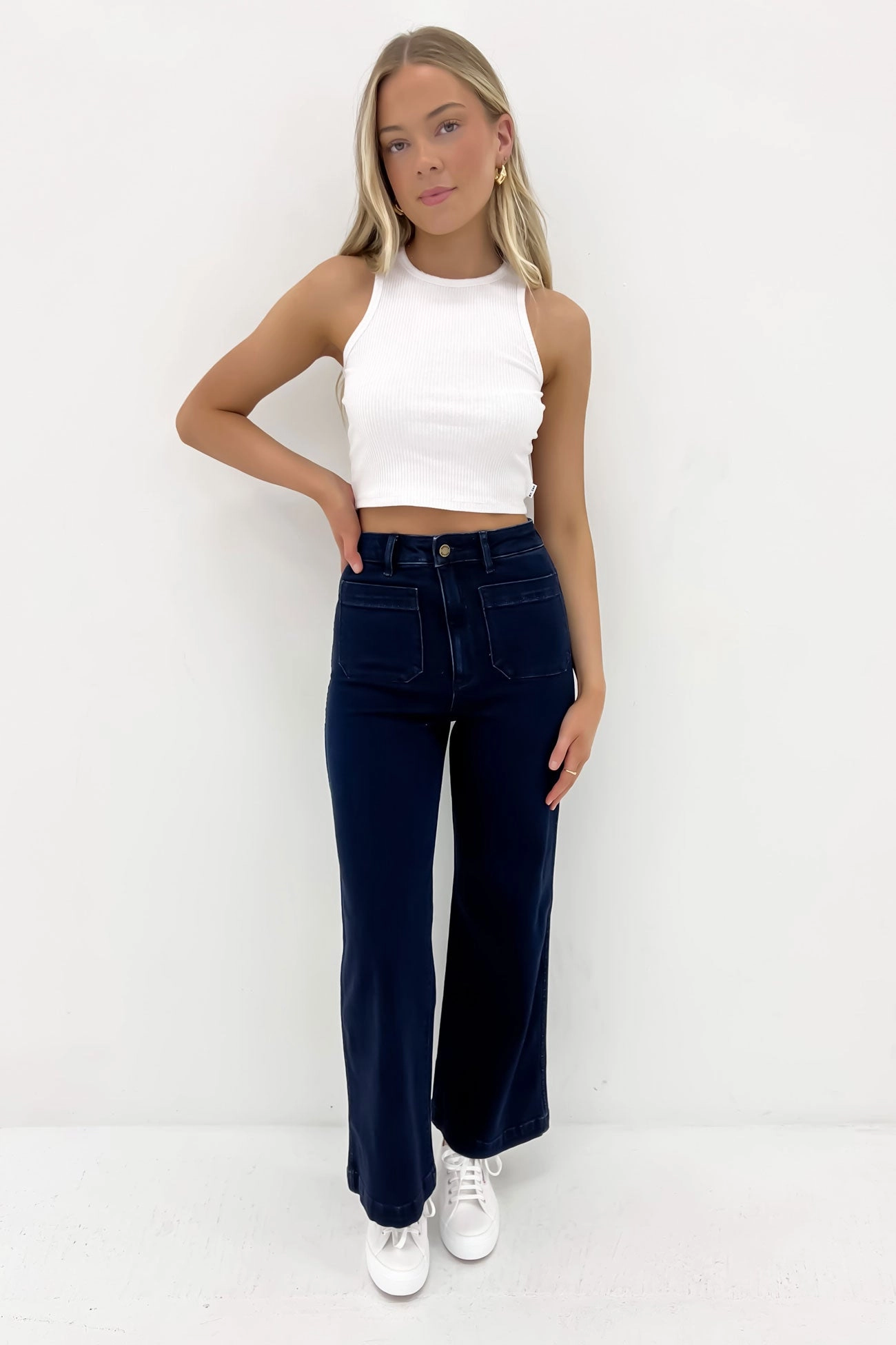 Sailor Jean Dark Stone Music Event Smooth Casual Loose Spring Mood