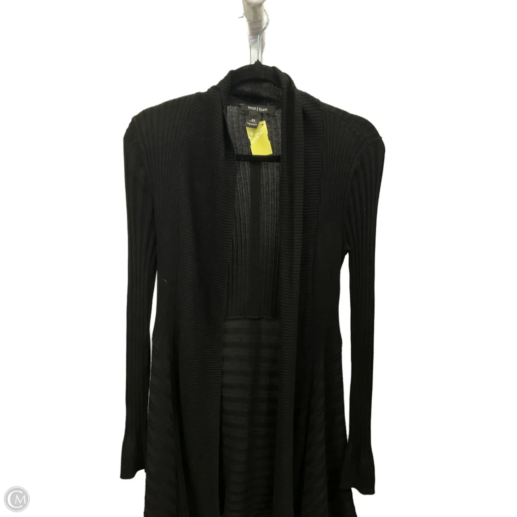 AdjustableWaistband Love Core Sweater Cardigan By White House Black Market In Black, Size: Xs