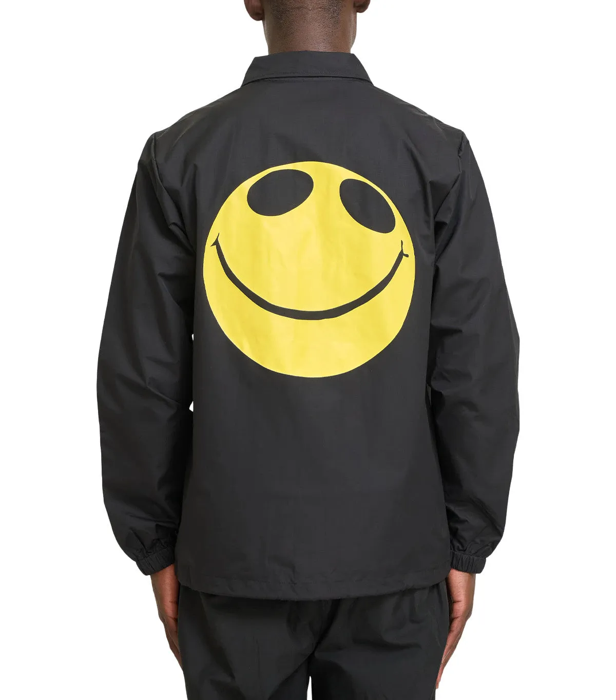 Water Soul MinimalistStyle IRAK Face Coaches Jacket Black