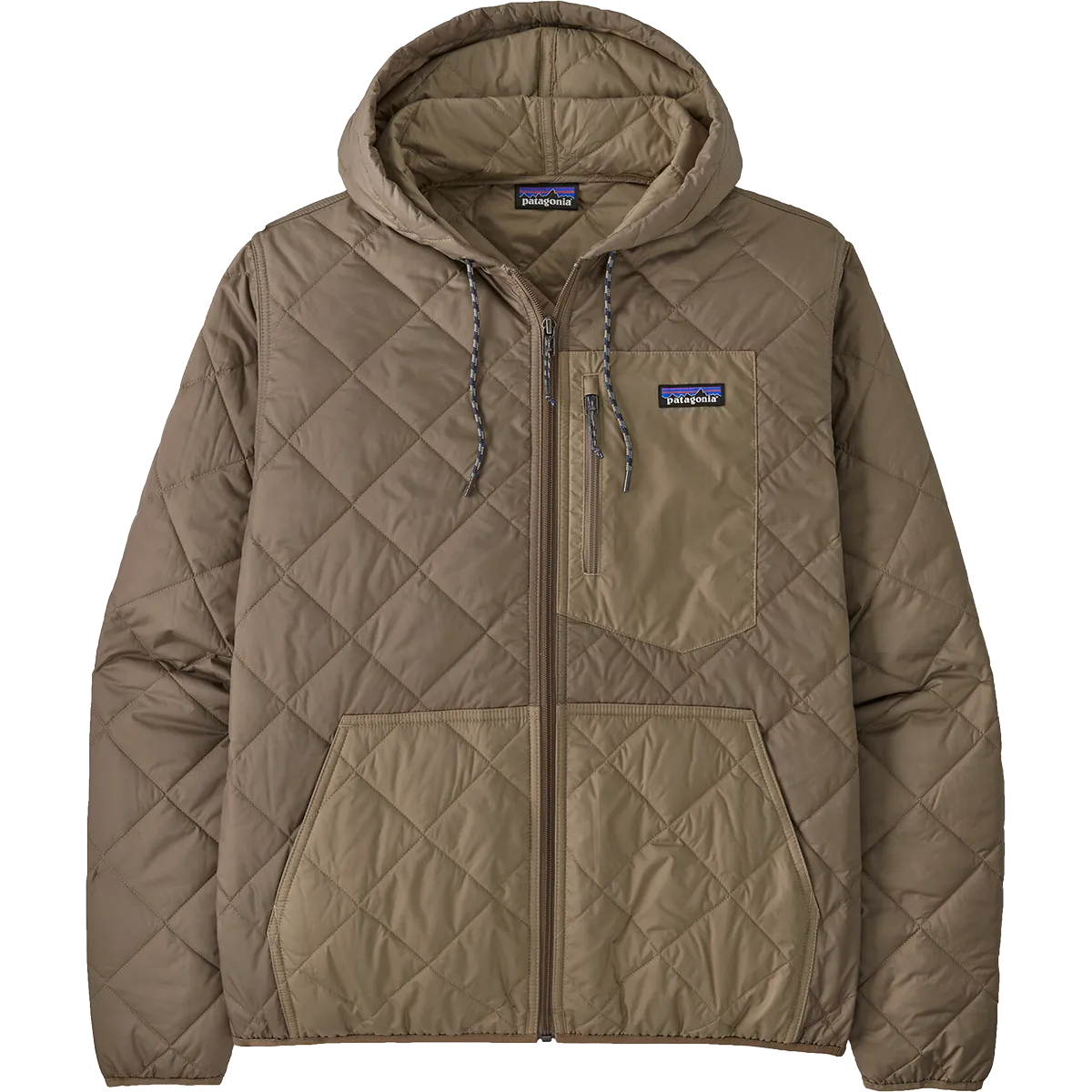 Men's Diamond Quilt Bomber Hoody temperature regulation
