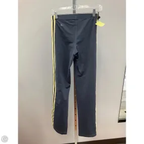 Athletic Pants By Adidas In Grey, Size: M HighCollared Design