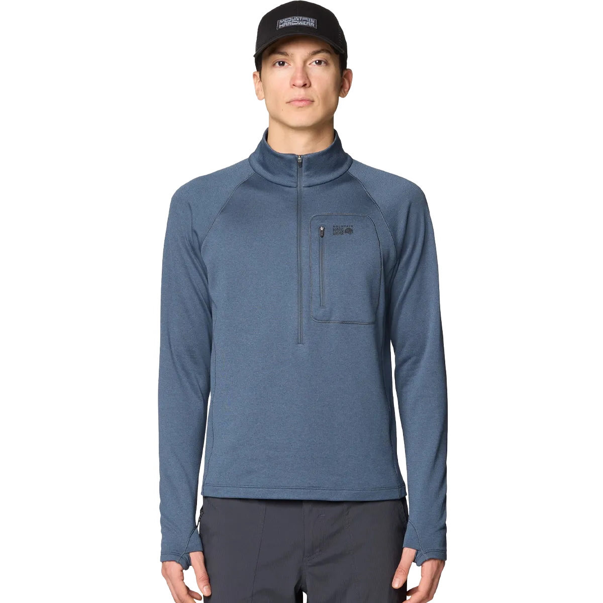 Soul Ease AbrasionResistantFabric Men's Glacial Trail Half Zip