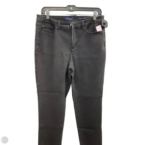 Jeans Skinny By Charter Club In Black Denim, Size: 10 No Ride Up Design Feminine Cut